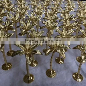 24K GOLDEN PLATING CAMEL AND PALM TREE Arabic Traditional Gifts thumbnail-4