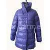 Light Weight Padded Blowing Womens Long Down Coat Purple For Winter thumbnail-1