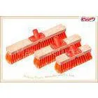 40cm Wooden Block Durable Sweeping Brooms PP Screw Stiff Orange thumbnail-1