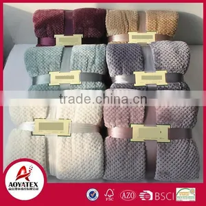 Excellent Clients Comments Custom Desig Germany Machine Made Regular Pattern Coral Fleece Blanket thumbnail-1