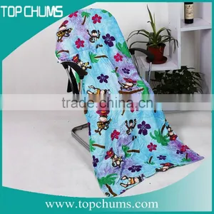 Custom Printed Strap Beach Towel Backpack for Beach Bag thumbnail-2