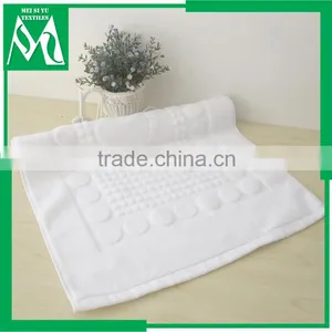 Non Slip Shower Mat Cotton Fabric Bath Mat Customized thumbnail-1