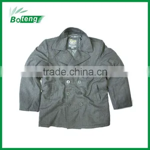 Woollen Mens Peacoat thumbnail-1