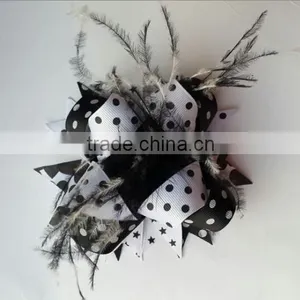 Headband With Fabric Flower Multicolor Headmade Flower Head Bows Flower thumbnail-4