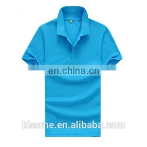2016 Wholesale Short Sleeve Cotton Soft Men's V Polo T Shirts thumbnail-3