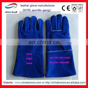 Leather Gloves Top Quality Work/gloves for Welders thumbnail-5