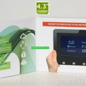 Newest Business Card With Italian Language 4.3'' Tft Lcd Video Business Card for Advertising thumbnail-5