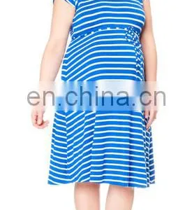 2015 Short Sleeve Fashionable Maternity Wear Dress Clothing Wholesale thumbnail-3