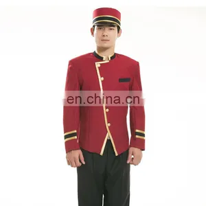 Winter Custom Men's Hotel Doorman Reception Uniform Manufacturer thumbnail-1