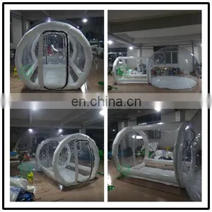 Top Quality PVC Material Inflatable Transparent Lodge Tent for Event Bubble Tent for Event,romantic Clear Multi-room Tent thumbnail-1