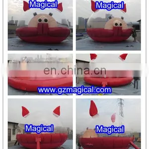 Cute Pig Inflatable Pool / Inflatable Ball Pool thumbnail-1