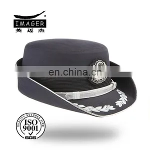 Women's Custom Flat Wool Fire Fighting Sergeant First Class Hat thumbnail-1
