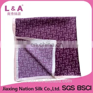 Silk Twill Fox Head Digital Print Big Square Scarf 18mm thumbnail-3
