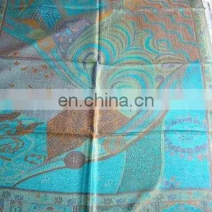 Hand Embroidered Designer Fashion Chiffon Shawl thumbnail-1