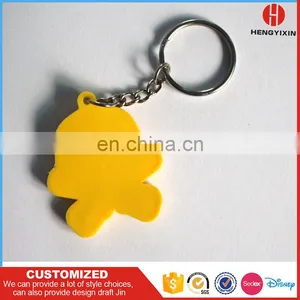 Hot Selling ! Disney Audited Factory Plastic Rubber Soft 3d PVC Keychains thumbnail-4