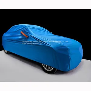 Navy Blue 190T Polyester Car Covers thumbnail-3