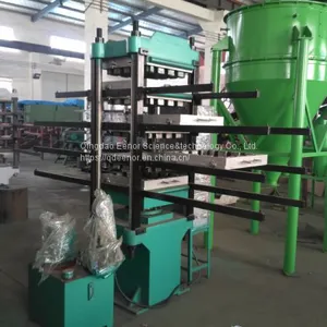 Rubber Tiles Press / Rubber Floor Vulcanizer / Floor Mat Making Machine thumbnail-1