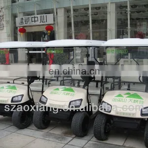 4 Wheel 6 Passenger Airport Electric Golf Cart for Sale thumbnail-1