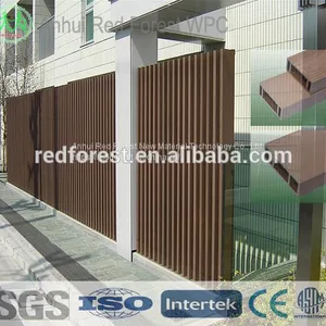 Decrative Exterior Wpc Wall Cladding With Wood Plastic Material thumbnail-1