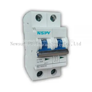 DC and AC 1-4P 250-1200VDC Non Polarity Miniature Circuit Breaker With C Curve thumbnail-3