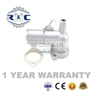 R&C High Quality Metal Cooling Thermostat Housing 96320215 Hose Connector For Chevrolet Spark Daewoo Auto Water Coolant Flange thumbnail-2