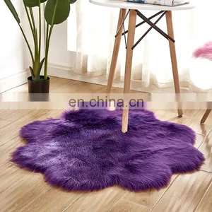 New Design Home Carpet Microfiber Synthetic Sheepskin Faux Fur Rug thumbnail-3