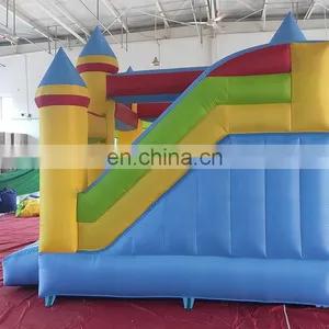 Oxford Cloth Kids Mini Bounce House Inflatable Bouncer Castle With Slide thumbnail-4