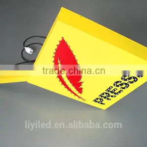 New Electronic Products News Paper Outdoor Advertising Flash Led PRESSE Sign thumbnail-2