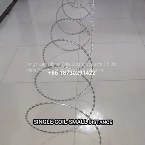Single Or Cross Concertina BTO CBT Galvanized Barbed Wire From China Supplier thumbnail-2