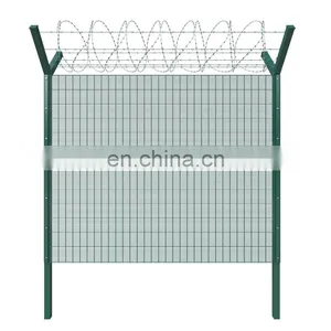 Factory Supply Airport Perimeter Barbed Wire Fence thumbnail-1