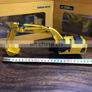 Metal Car Toy for Kid 1/43 Decoration Original Engineering Vehicle Navvy Pc200 Model Excavator thumbnail-5