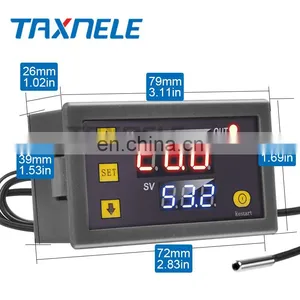 W3230 DC 12V 24V 110V-220V AC Digital Temperature Controller LED Display Thermostat With Heating Cooling Control Instrument thumbnail-4