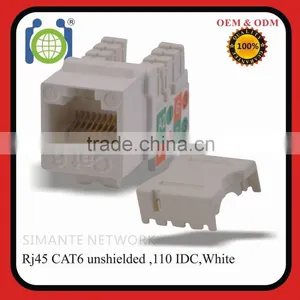 Cat6 RJ45 Punch-Down Keystone Jack thumbnail-1