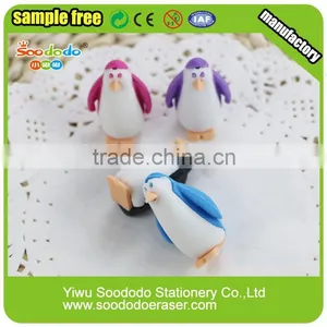 3D Penguin Stationery Eraser thumbnail-1