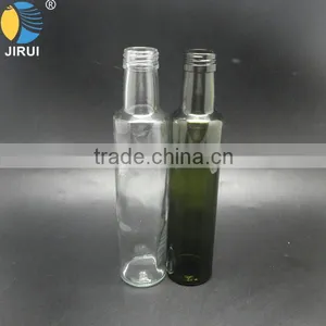 2015 Hot Sale 250ml Round Shape Clear Olive Oil Glass Bottle thumbnail-6