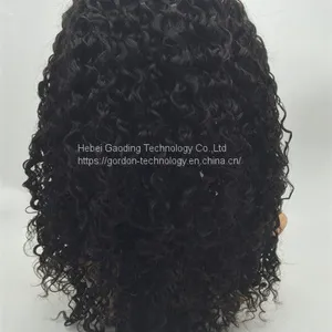 13x4 Lace Front Natrual Color Curly Human Hair Wig Vendor From China thumbnail-2