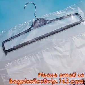 DRY CLEANING GARMENT BAG COVER, SANITARY LAUNDRY BAG, HOTEL, LAUNDRY STORE, CLEANING SUPPLIES,HANGER thumbnail-5