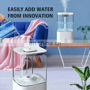 2021 Ultrasonic Cool Mist Portable Air Humidifier For Home Office Baby Room thumbnail-4