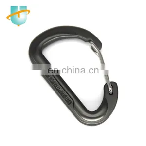 Colorful 58mm D Shape Aluminum Carabiner Clip Keychain Climbing Rock Climbing Carabiner for Camping Hiking Outdoor thumbnail-5
