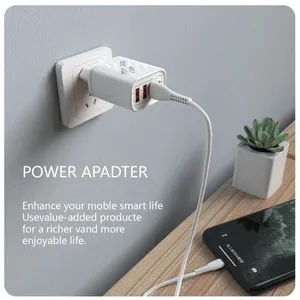 Mobile Phone Charger Quick Charge 30W Fast Charging EU US Plug Adapter Wall USB Charger For Iphone thumbnail-5