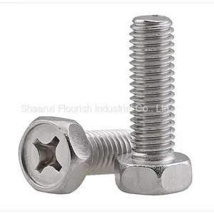 Phillips Drive Stainless Steel Hex Head Screws For Auto Valve Pump And Motor thumbnail-2