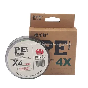 Super Strong Braided Fishing Line 4 Strands Multifilament Pe Fishing Line Abrasion Resistant Braided Lines thumbnail-2