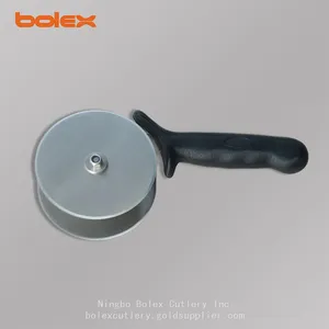 Pizza Wheel Cutter Pastry Tools Stainless Steel Bakery Supplies Colour Coded China Vegetable Mincing Rocking thumbnail-4