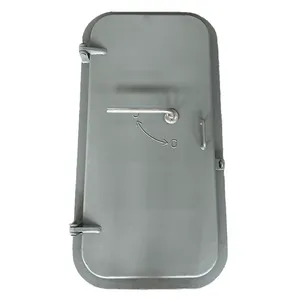 Fireproof Soundproof Watertight Shielding Door Single Leaf Double Leaves Sliding Swing Marine Door thumbnail-5