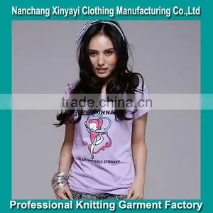 Wholesale Hip Hop Clothing Custom T Shirt Printing Women's Custom Made Private Label Clothing Manufacturers thumbnail-1