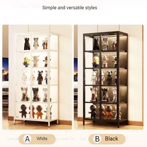 5-Tier High-End Glass Display Case | Dustproof & Moisture-proof | for Statues and Designer Toy Collections thumbnail-5