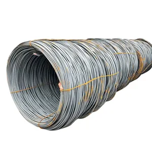 Hot Rolled Carbon Welded Q195 Q235 High Carbon Steel Wire Rod SAE1008 ASTM Standard Ungalvanized Spring Wire for Nails Netting thumbnail-5