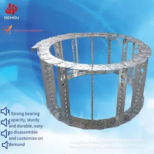 Steel and Aluminum Drag Chains for Mechanical Conveyance, Metal Tank Chains thumbnail-4