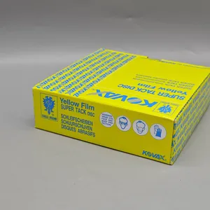 KOVAX SUPER TACK DISC Yellow Film (Hook & Loop Film Sanding Disc thumbnail-3