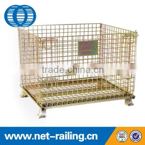 Warehouse Stackable Wire Mesh Storage Container thumbnail-1